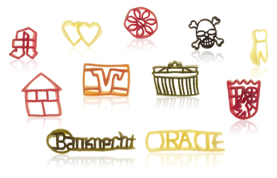 Logo-Nudeln - Logo Pasta als Werbegeschenk und Werbepräsent